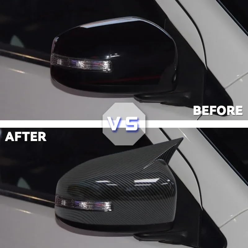 Couvercle boîtier rétroviseur Lancer X look carbone autocollant haute résistance