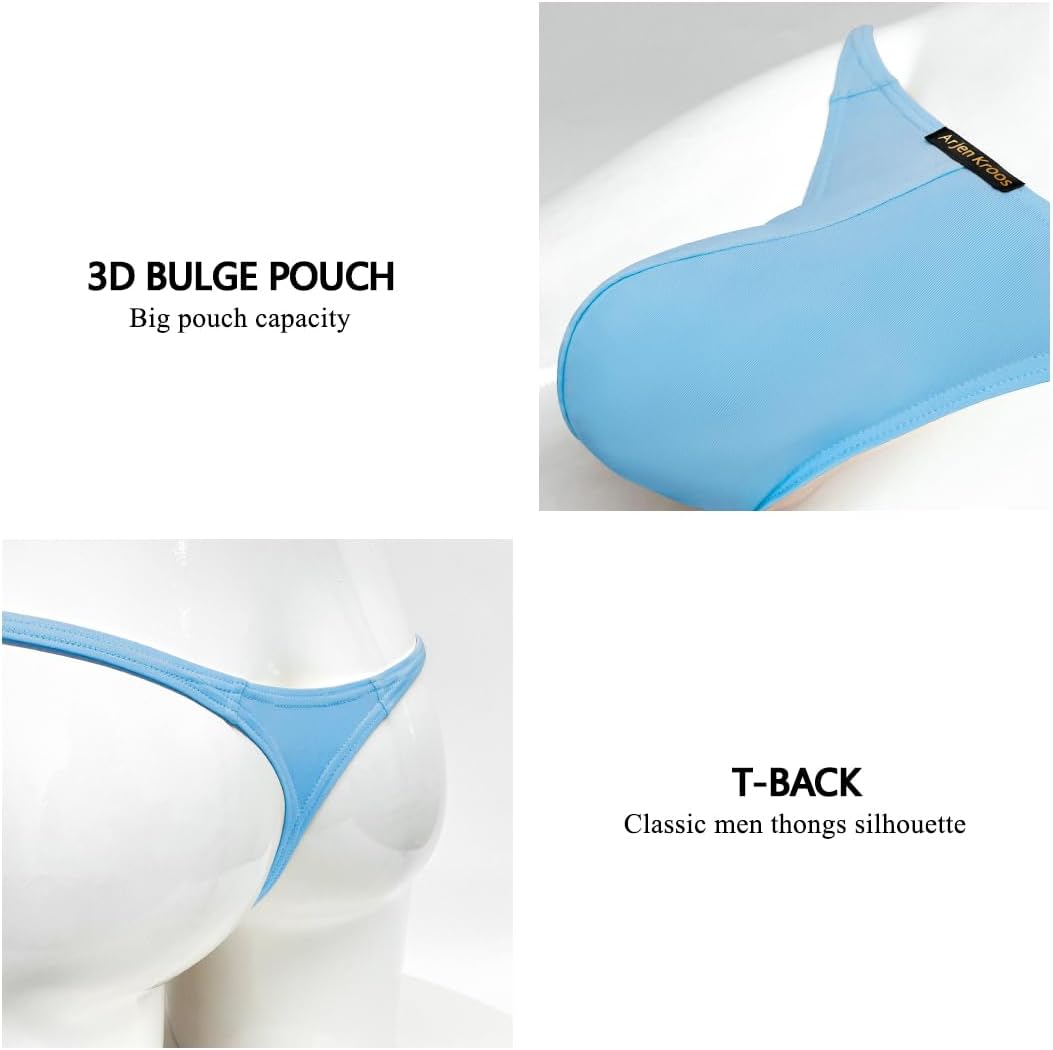 Arjen Kroos Mens Sexy Thong Pouch Underwear Low Rise G-String Bikini - Image 4