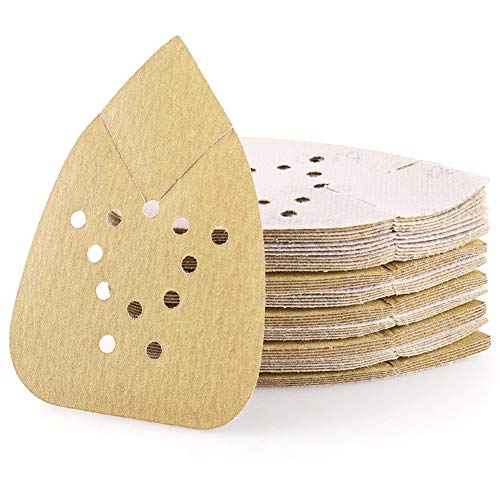 Sanding Pads for Black and Decker Mouse Sanders by LotFancy, 50PCS 180 Grit