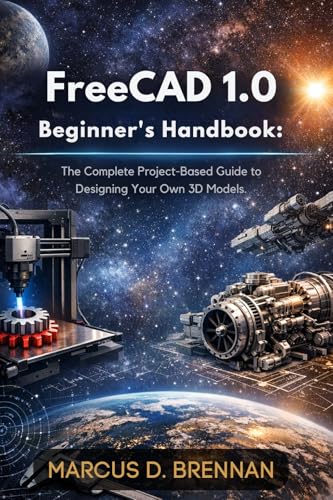 FreeCAD 1.0 Beginner's Handbook:: The Complete Project-Based Guide to Designing Your Own 3D Models.