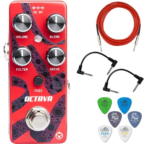 Amazon | Pigtronix Octava マイクロオクターブ ファズレッド