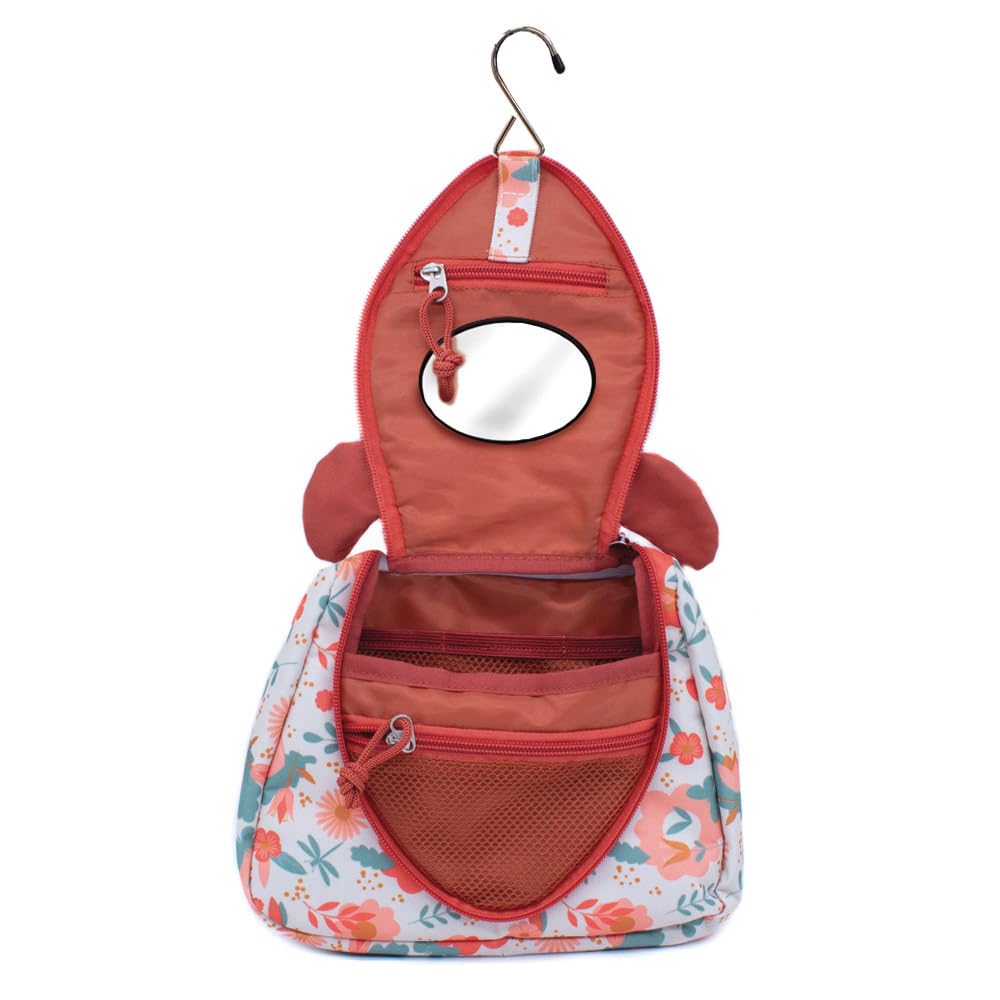 Les Déglingos Trousse de Toilette Bébé Mélimélos la Biche Sac Enfant Pratique Voyage pour Fille/Garçon , 1 Ensemble