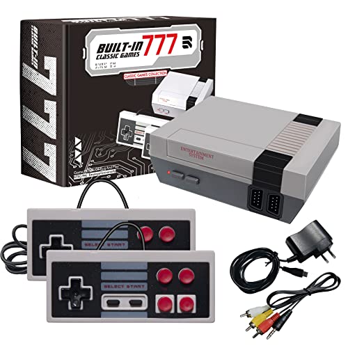 Retro Game Console â Classic Mini Retro Game System Built-in 777 Games and 2 Controllers, 8-Bit Video Game System with Classic Games, Old-School Gaming System for Adults and Kids
