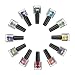 Anjou Peel Off 12 Colors Nail Polish Set, Eco-Friendly Non-Toxic Finger Nail Art Polish Lacquer, Safe Dry Fast Collection for Women, Teens, Kids with Top Coat, Professional Kits