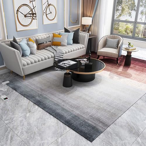 AIBOTY Heated Area Rug Heated Floor Mat Waterproof Heating Carpet for Living room Dining room Bedroom Office -Timer and Temperature Adjustable 55 * 90cm