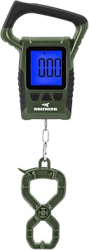 KastKing Fish Scale, WideView Floating Waterproof Digital Scale, 2.5 Large LCD Display, 110lb Capacity, Multi-Mode Pound/Ounces & Kilograms, Stores up to 9 Weights, Fishing Gifts for Men