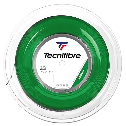 Tecnifibre Bobine 200M-305-1.30 Cordage de Squash Adulte, Vert, 1.30 / 200m