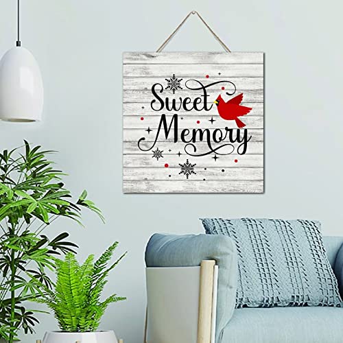 Plaque en bois personnalisée Sweet Memory 30x30 cm décor mural