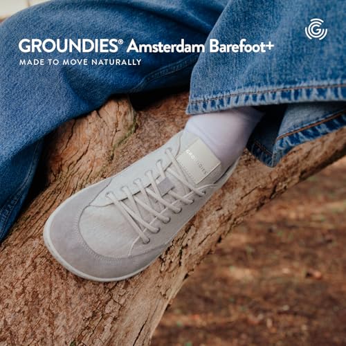 GROUNDIES Amsterdam Barefoot+ Sneakers for Women - Casual Barefoot Shoes for Women with Wide Toe Box, Neutral Footbed, and Non Slip Zero Drop Outsole3