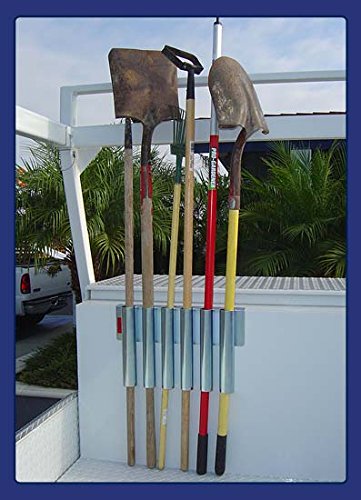 Heavy Duty Truck Bed & Tool Box Mount - Garden Tool Holding Rack