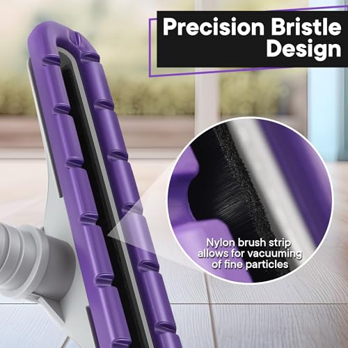 Image of Replacement Floor Tool Compatible with ProTeam 101446 E-Z Glide Backpack Vacuum,Compatible with Hoover C2401, 14 inch Multi-Surface Brush for Commercial Cleaner(2 Pack,Nylon Brush)