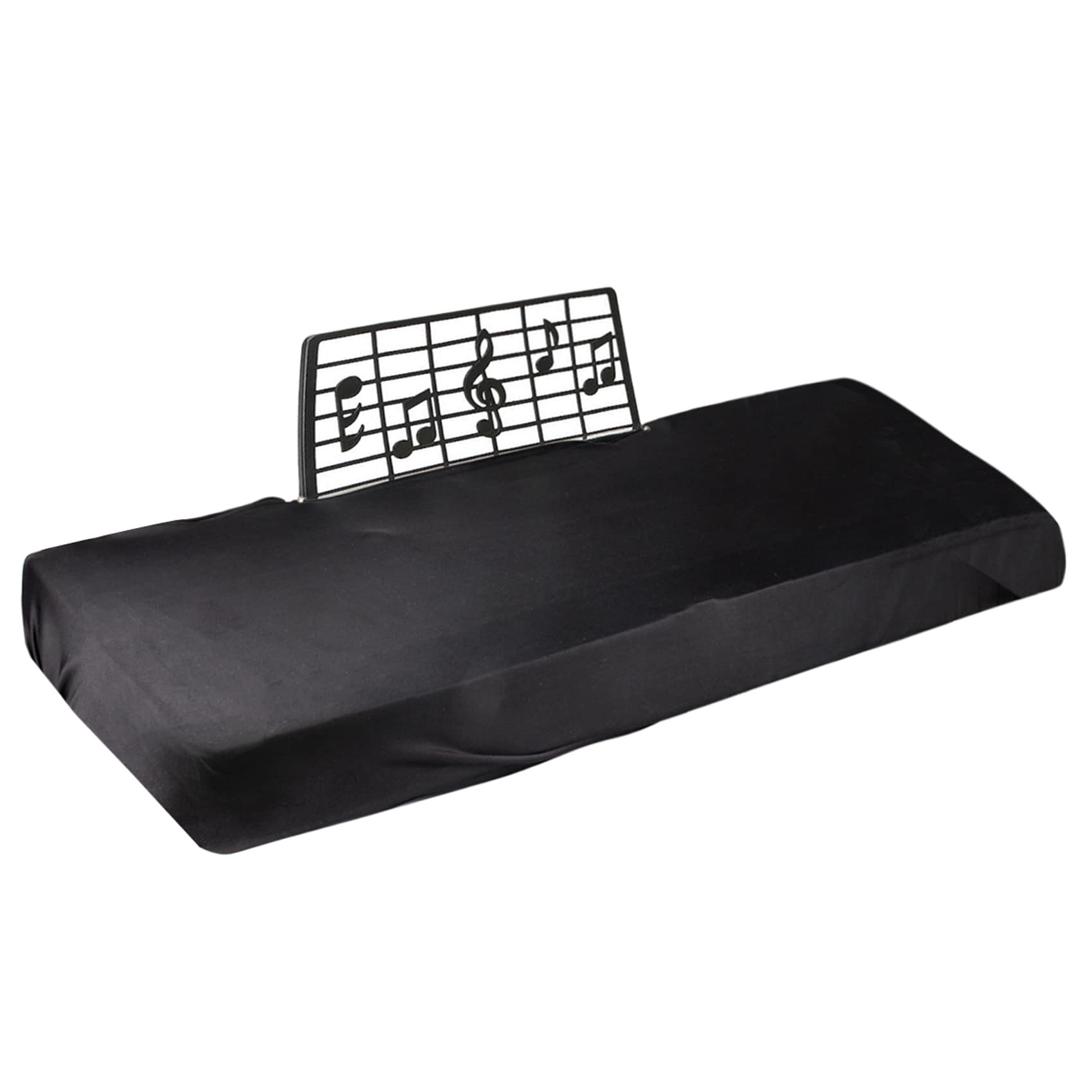 Explore Land Stretchy 88 Keys Piano Keyboard Dust Cover with Music Stand Opening for Digital Electro