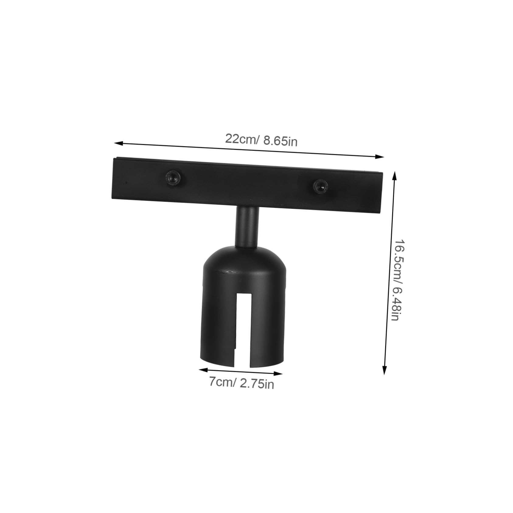PRETYZOOM 4 Piezas titular de la muestra signo de stand de soporte de signo de Stanchion soporte de cartel de barrera de cinturón Titular de la señal universal Acero inoxidable Negro