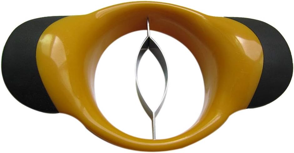 Mango Splitter Mango Cutter Slicer Stainless Steel Mango Corer Splitter with Soft Handles Portable Fruit Slicer Splitter
