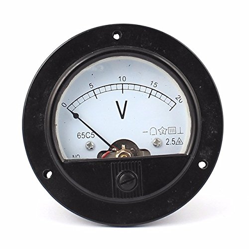 New Verma Optical Voltmeter Round shape Black 3 inch 0-5volt-image-44