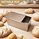 Taakige 2 Stück Brotbackformen, backformen Toastbrotform, zum Backen von Toastbrot,Toastform mit Deckel