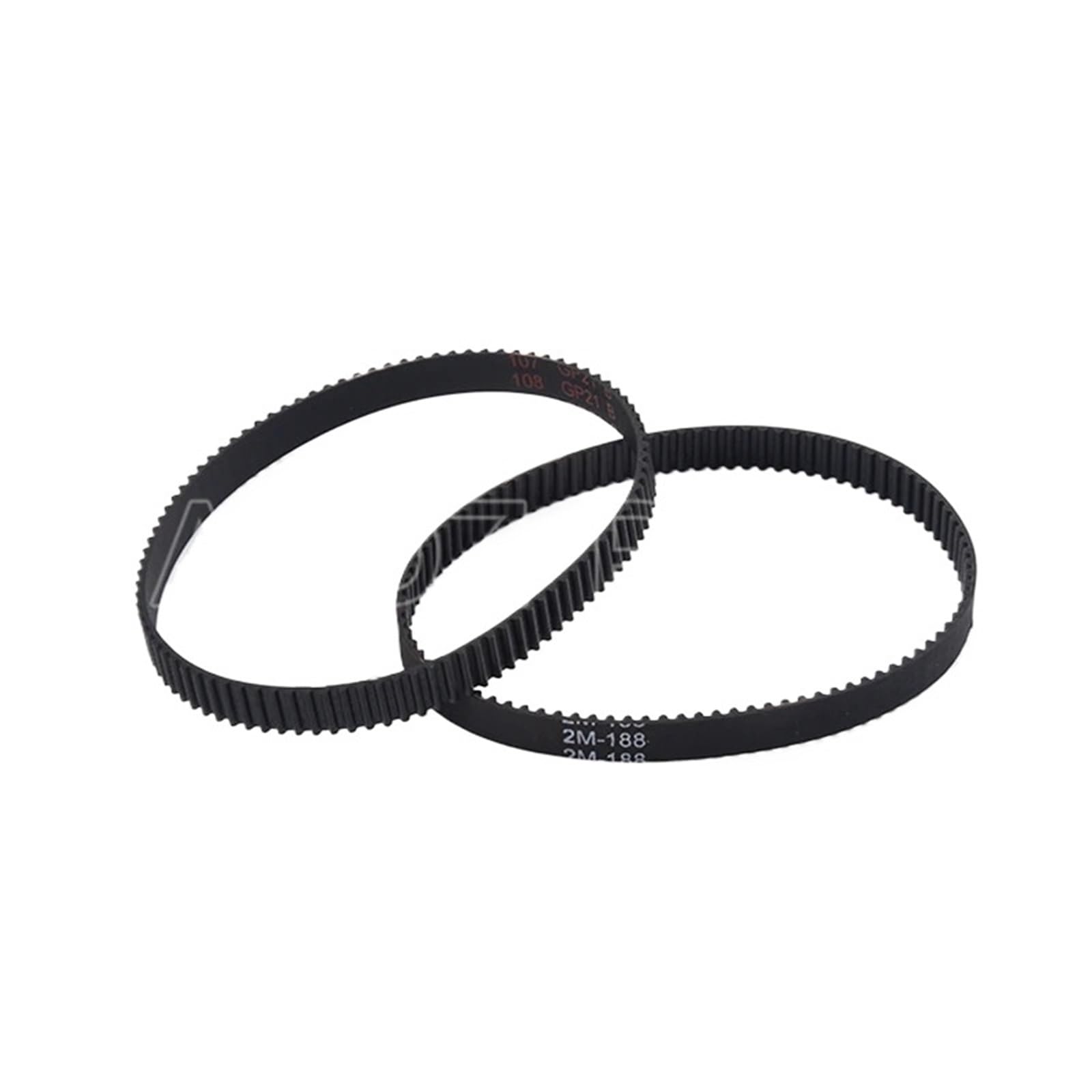 Courroie synchrone 2GT 202mm en caoutchouc fermé pour transmission de précision 6mm