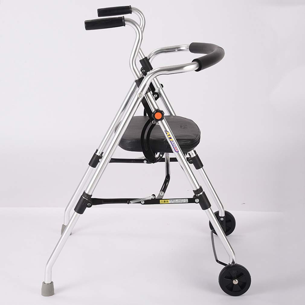 Andador Ligero Sin Ruedas, Diseño Estrecho Y Compacto, Fabricado En Aluminio Resistente, con Conteras Antideslizantes, para Uso En Interiores Y Exteriores