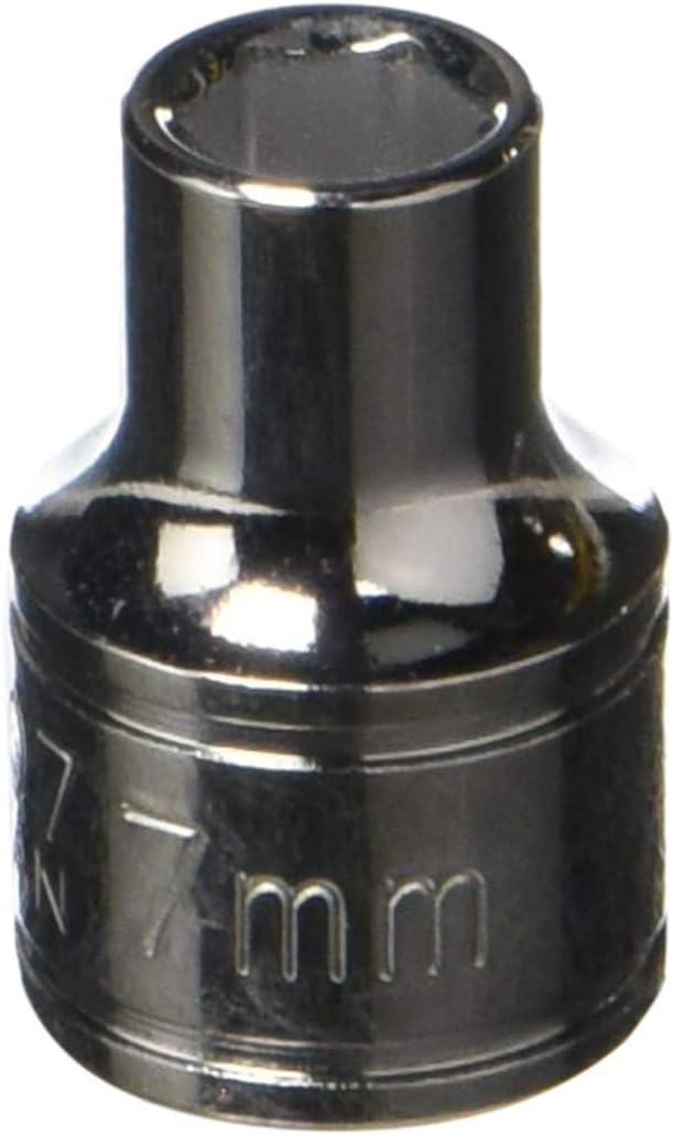 Williams 31507 7mm Shallow 6-Point Socket with 3/8-Inch Drive