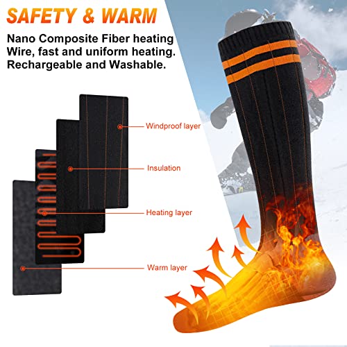 Lama, calzini riscaldati, elettrici per donne e