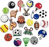 Contenido del producto: recibirás 23 pinos colmillos infantiles accesorios para zapatos deportivos y globos, disponibles en una variedad de colores. Estas etiquetas están diseñadas con diversos diseños de dibujos animados y deportes, como fútbol, baloncesto, etc., perfectas para decorar zapatos de niños y niños y dar un toque de diversión.