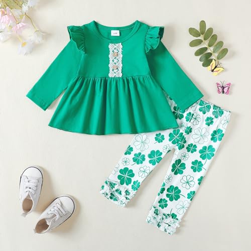 Image of Baby Girl Clothes Infant Toddler Clothes Fall Winter Outfit Clothing Set | Baby Girl Tops Pants Set, Long Sleeve Infant Clothes, Baby Girl Stuff, Toddler Stuff, Girls Clothing Set, Gift