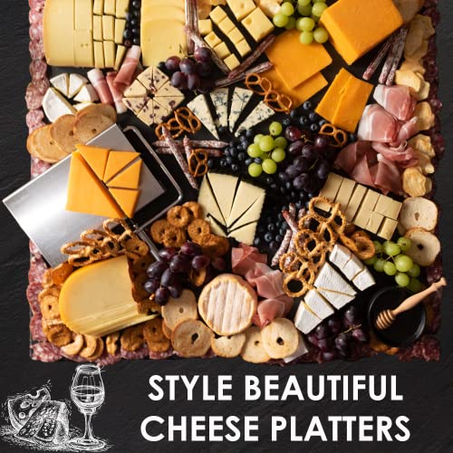 Tabelton Cheese Slicer With Wire For Block Cheese - Adjustable Cheese Cutter Board With 4 Replacement Wires - Stainless Steel Precise Scale For Clear Cuts #TOP3
