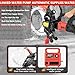 Heavy Duty 12000W Concrete Ring Saw New Wall Chaser Concrete Cutter, 30cm/11.81in Deep Cut Electric Power Tool with 2 Diamond Blades for Rebar, Brick, Tile, Stone, Dust-Free Wet Cutting