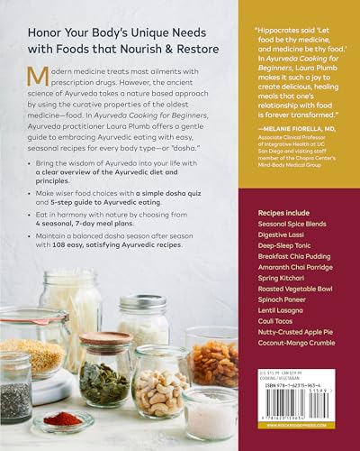 Ayurveda Cooking for Beginners: An Ayurvedic Cookbook to Balance and Heal Paperback – February 20, 2018 - Image 3
