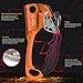 Yuecoom Climbing Hand Ascender Right Hand Rock Climbing Tree Arborist Rappelling Gear Equipment Rope Clamp for 8~12MM Rope (Orange)