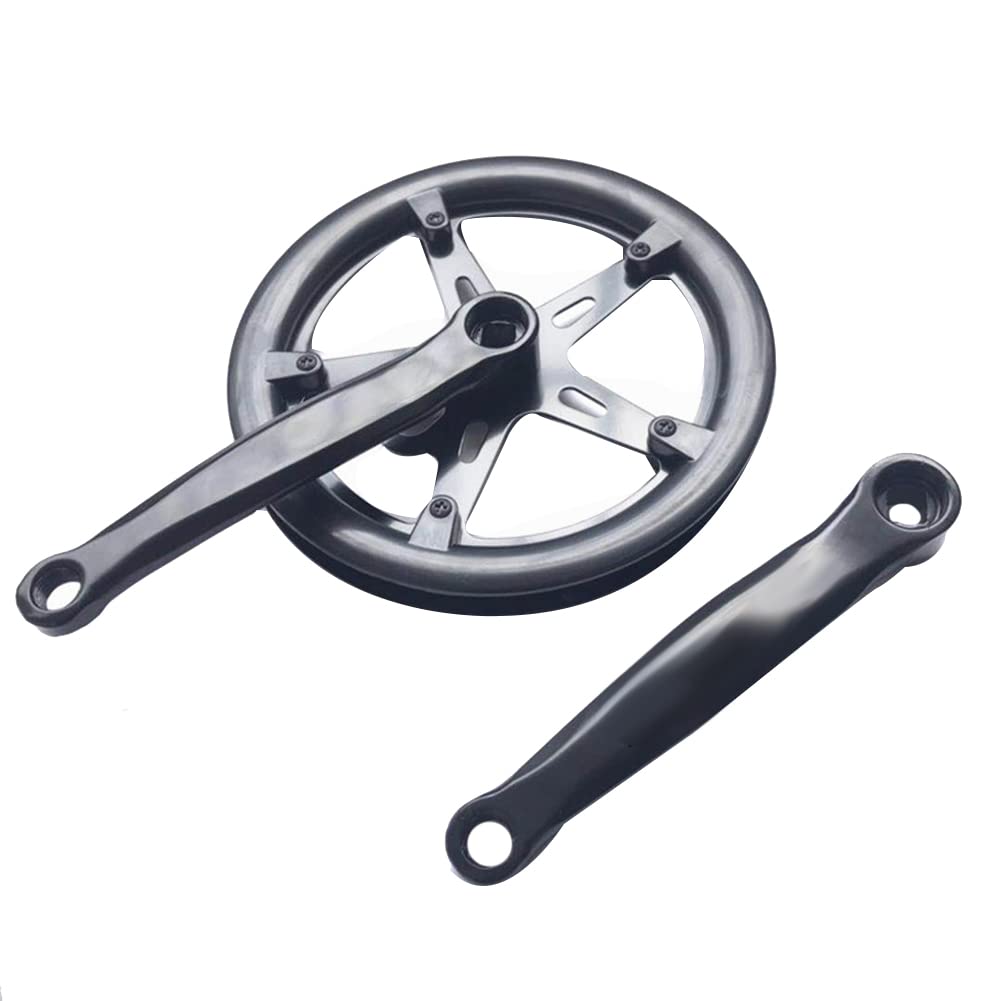 Hopbucan 46T Road Bike Crankt Single Speed 170Mm Crank Bicycle Crank Hollow Tooth Plate Bike Crank Sprocket Bike Accessories - Image 4
