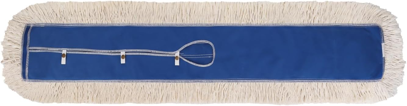 48 Inch Commerial Dust Mop Replacement Head : Mircofiber Dust Mop Head Refills for Industrial & Janitorial Supplies, Heavy Duty Mop Head for Hardwood Floor Cleaning,Blue (48 Inch - 2 Pack)