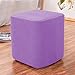 Podnóżki Niski stołek Nowy elastyczny prostokąt Okrągłe pokrowce na podnóżki Stretch Storage Slipcover Podnóżek Sofa Protector Podnóżek Pokrowce na stołki (kolor: szary kwadrat) (jasnofioletowy kwad