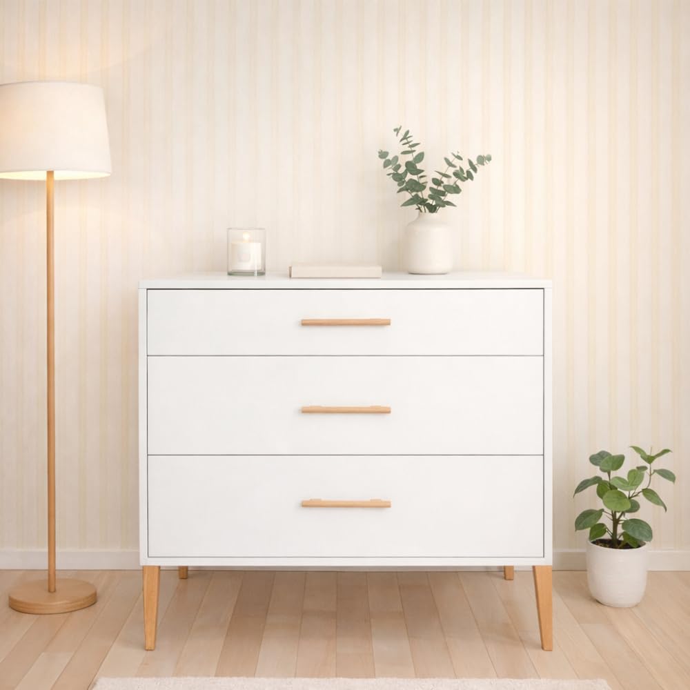 ATB Table a Langer Bebe ILA - Commode Chambre Enfant - Compacte Enfant Meuble de Rangement - Commode a Langer Bebe - Réalise Chambre Bebe Complete avec Un Lit - Baby Tables à Langer - Plan à Langer