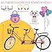 EuTengHao 30Pcs Doll Clothes and Accessories for 12 inch Boy and Girl Doll Includes 12 Set Wear Clothes Jeans and Wedding Dresses Tandem Bike Glasses Dog Bag and Colorful Balloons for 12 Inch Dolls