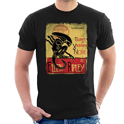 Cloud City 7 Tournee du Xenomorphe Noir D Ellen Ripley Alien Men's T-Shirt