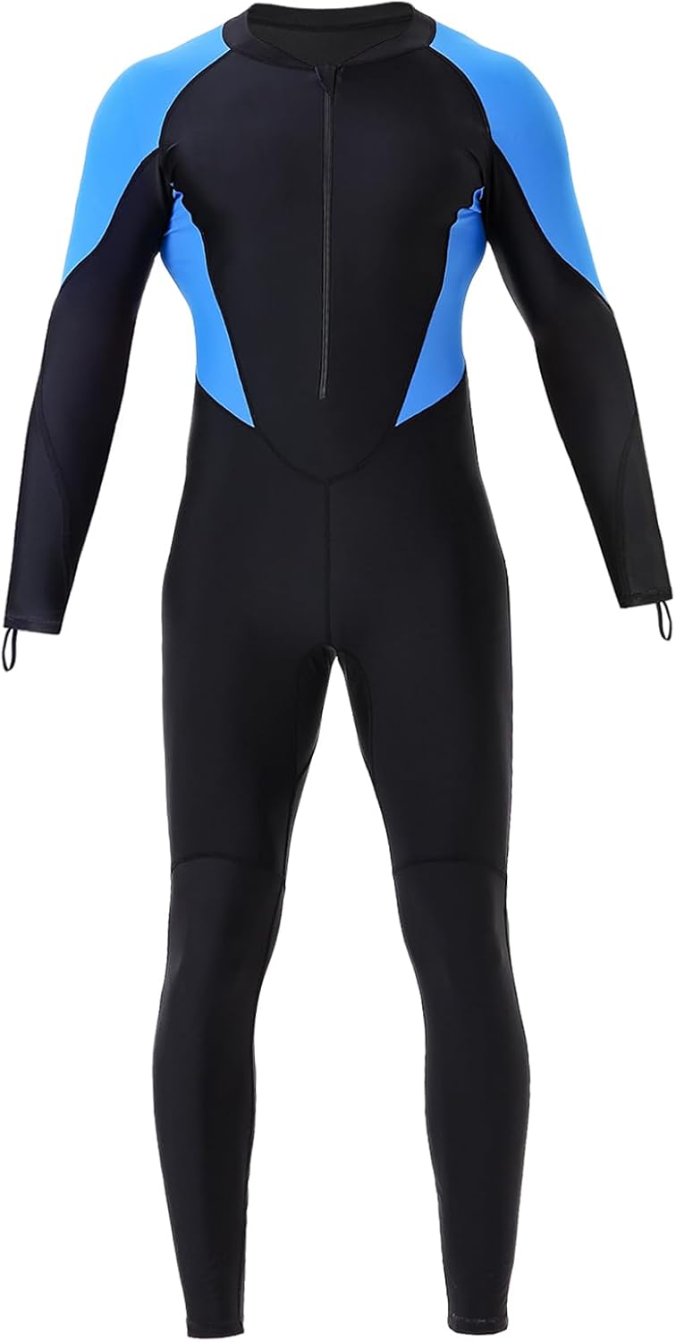 DEHAI Women Men Dive Skins Suit Rash Guard Full Body Swim Swimsuit, 1mm Wet Suits Drysuits Long Sleeve Youth UV Sunsuit for Diving Kayaking Surfing Scuba Waterski Water Sports