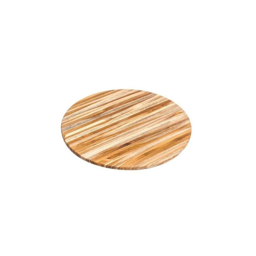 TeakHaus Edge Grain Cutting/Serving Board (Round) | 18" x 0.55"