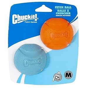 Jouet de Récupération Chien Chuckit en Caoutchouc Naturel 2 Pièces Taille M