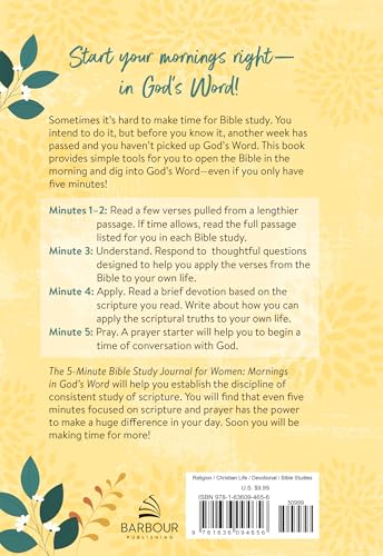 The 5-Minute Bible Study Journal for Women: Mornings in God's Word image 4