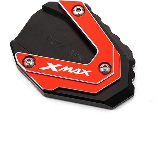 Vista 4 de MOWOK Para YAMAHA XMAX 300 125 250 400 XMAX300 Xmax250 Xmax400 Soporte lateral para motocicleta CNC y soporte auxiliar de columna X-MAX (azul)