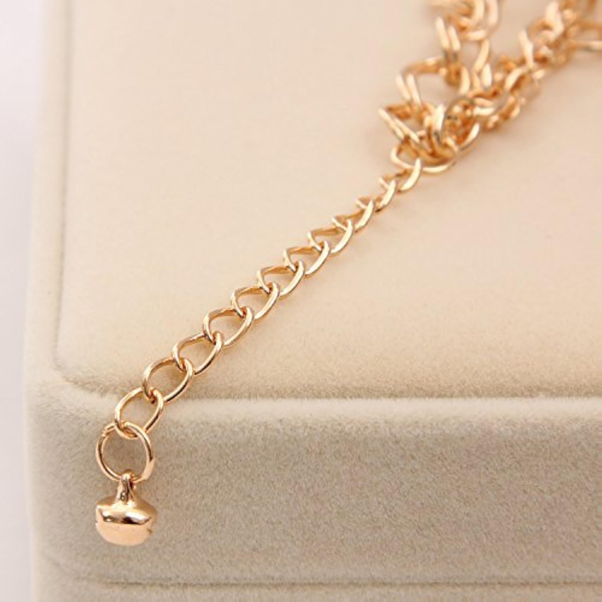 Crystal Charms Bracelet - Rose