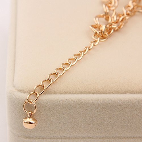 Crystal Charms Bracelet - Rose