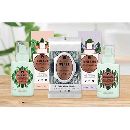 Image of L. Fragrance Free Wipes, For. Sensitive Skin, Ph Balanced, Hypoallergenic, 30 Count