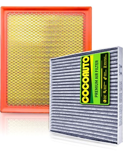 COCOAUTO Engine & Cabin Air Filter Kit for Tacoma 3.5L V6 Only (2016-2023) Replace 178010P100 178010S020 CF10374 87139YZZ09 8850801010