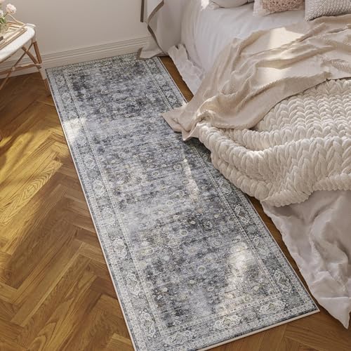 Alfombra para pasillo y cocina gris marrón que transforma tu hogar 8