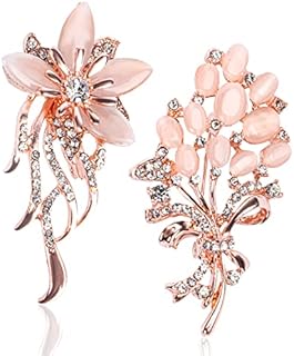 Minicoco Crystal Brooch Rhinestone Brooch Pins