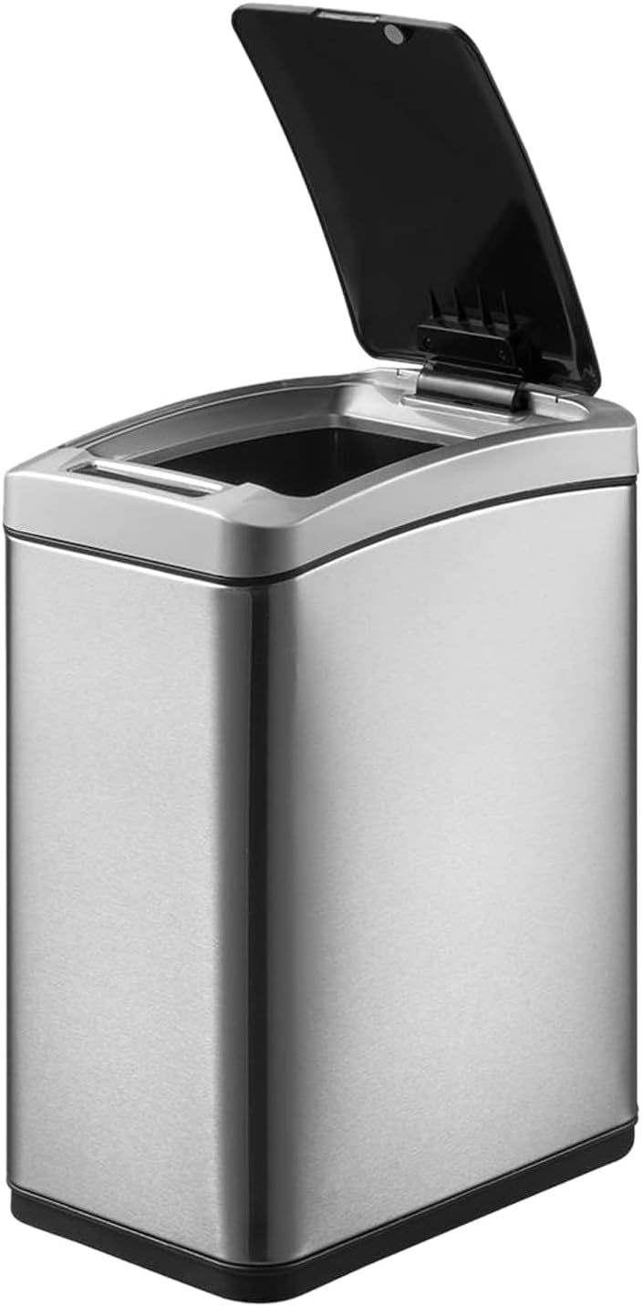 Amazon｜EKO ゴミ箱 自動開閉 アリュール センサービン シルバー 8L