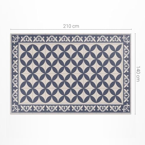 Tapis d'extérieur imperméable et résistant aux UV pour balcon et terrasse