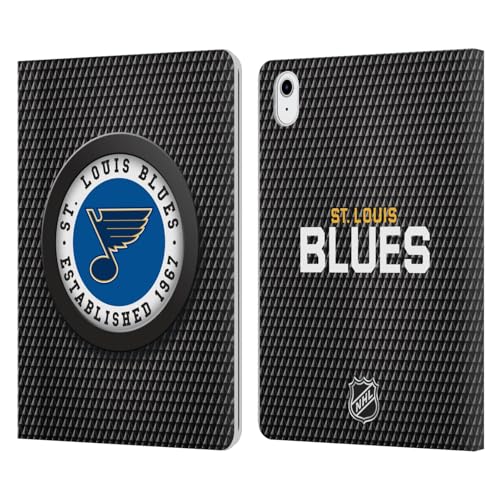 Étui Portefeuille iPad Air 11 NHL St Louis Blues en Cuir Coque Tablette Apple